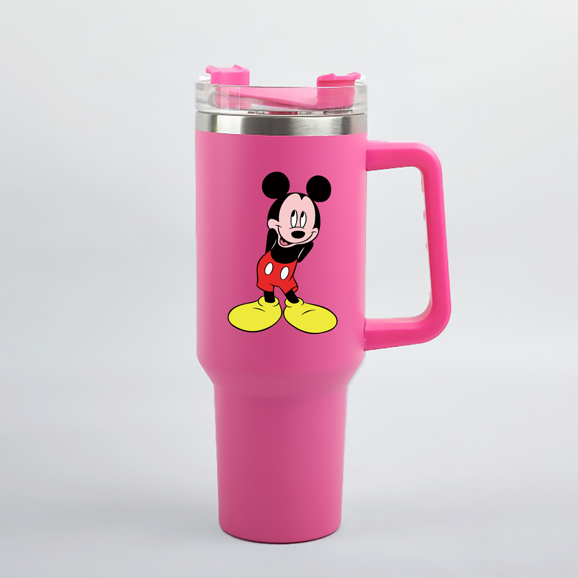 （画像用） ミッキーマウス Mickey Mouse 1200mL車用タンブラー（カラープリント）